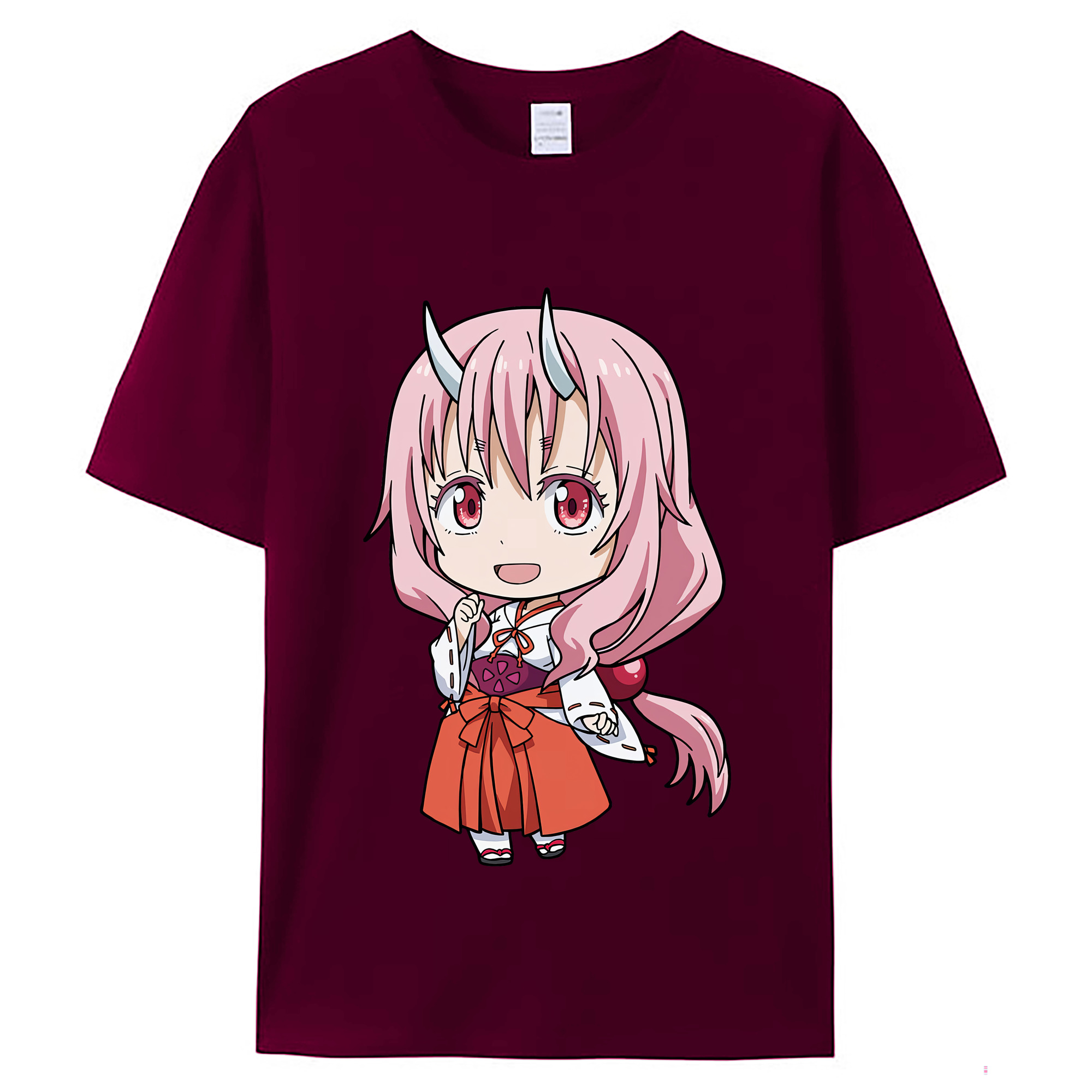 （画像用） 転スラ Regarding Reincarnated to Slime レディースカジュアルプリントTシャツ（綿100％）